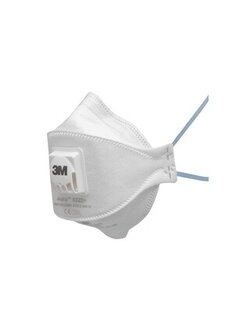 3M 9322A+ P2 Valve Respirator 9322 P2 หน้ากากป้องกันฝุ่นละอองและฟูมโลหะ (10ชิ้น/1กล่อง)