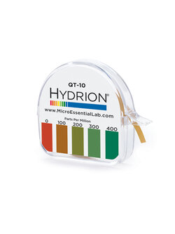 กระดาษวัดค่าน้ำยาฆ่าเชื้อแบบม้วน 0-400 ppm (QT-10)