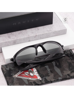 Oakley Half Jacket 2.0 XL OO9154-13 Matte Black Grey Polarized