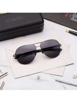 แว่นกันแดด IC BERLIN Gerrit Shiny Graphite