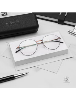 กรอบแว่น IC BERLIN OVE Black Shiny Copper