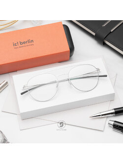 กรอบแว่น IC BERLIN Lev Chrome