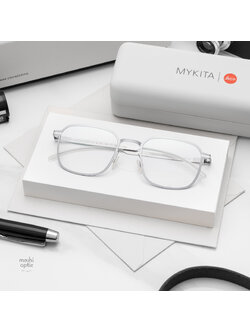 แว่นสายตา MYKITA LEICA ML10 C545 Silver Black Edges