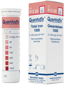 QUANTOFIX® Total Iron 1000 91330 กระดาษทดสอบเหล็ก 1000