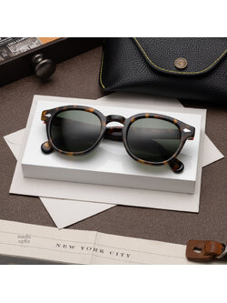 แว่นกันแดด Moscot Sun Lemtosh Tortoise G-15