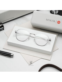 แว่นสายตา MYKITA LEICA ML09 C544 Silver Leica Red