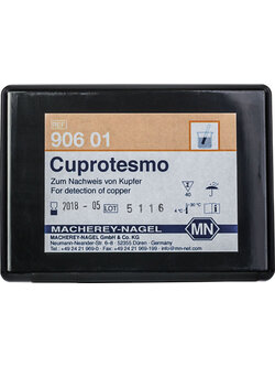 Cuprotesmo 90601 กระดาษทดสอบทองแดง copper(I), copper(II) ions