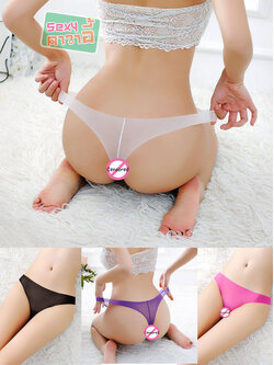 กางเกงในไร้ขอบ จีสตริงซีทรูแบบบางเฉียบ UN-128-135