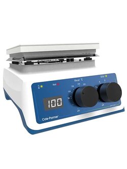 เครื่องทำความร้อนพร้อมกวนสารละลาย (Hotplate Stirrer) ยี่ห้อ Cole parmer - Stuart รุ่น SHP-200D-C