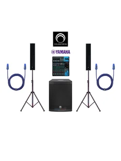 ชุดตู้ลำโพง SOUNDVISION ACS-1200S SET 4 พร้อม MG10XU มิกเซอร์อนาล็อก 10 ชาแนล