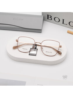 แว่นสายตา BOLON รุ่น Riga BA7030 B32 Rose Gold|Khaki Brown Front Rim