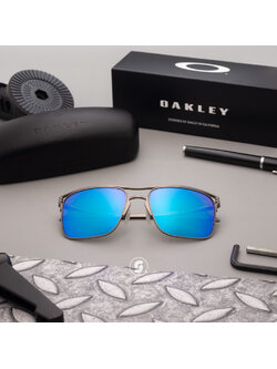 Oakley HOLBROOK TI OO6048-04 Matte Gunmetal Prizm Sapphire Polarized
