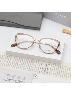แว่นสายตา BOLON รุ่น Prague BJ6156 B21 Transparent Brown / Gold