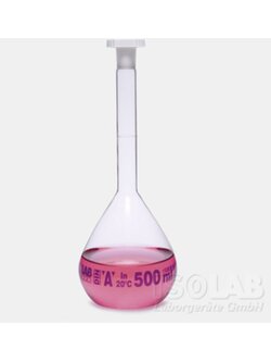ขวดวัดปริมาตร VOLUMETRIC FLASK - CLEAR - ISOLAB