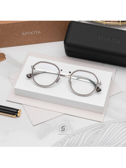 แว่นสายตา MYKITA JUSTUS C766 A74 Shiny Silver Clear Ash