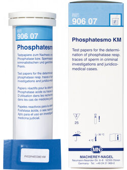Phosphatesmo KM 90607 กระดาษทดสอบสเปิร์ม(กรดฟอสฟาเตส)