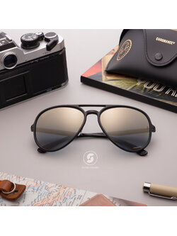 Ray-Ban RB4320CH 601/J0 Blue Miror Gold Polarized