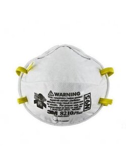 3M 8210 หน้ากากป้องกันฝุ่นละอองมาตรฐาน N95 (20ชิ้น)