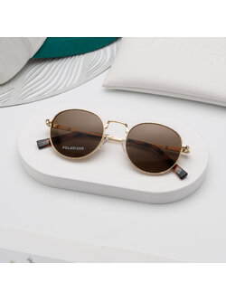 แว่นกันแดด Le Specs LSP2552167 LOST LEGACY Gold Brown Polarized