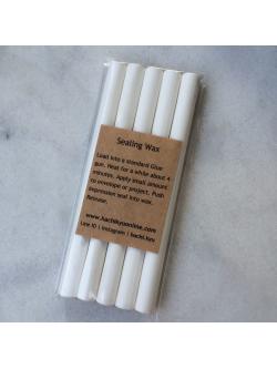 White gun wax seal (5 sticks)