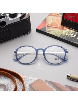 Ray-Ban RX7187D 8078 Shiny Transparent Blue
