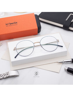 กรอบแว่น IC BERLIN Sia Taubenblau Bronze