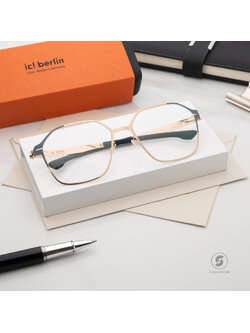 กรอบแว่น IC BERLIN Nuno Taubenblau Rose Gold