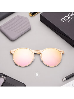 แว่นกันแดด ROAV Riviera 8103 Brush Gold/Pink
