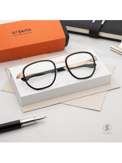 กรอบแว่น IC BERLIN Osmium Black Rose Gold