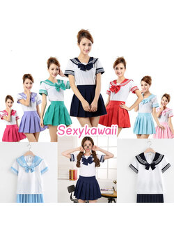 ชุดนักเรียนญี่ปุ่น ชุดเซเลอร์แขนสั้น
