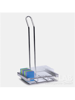 STAINING RACK STAINLESS STEEL 20 SLIDES - ISOLAB