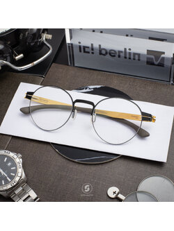 กรอบแว่น IC BERLIN Praphan P. Black Gold