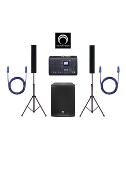 ชุดเครื่องเสียง SOUNDVISION ACS-1200S SET 6 + มิกเซอร์ SMX-6 พร้อมขาตั้ง