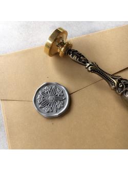 Japanese crest ขนาด 2.5 cm. (ด้ามไม้)