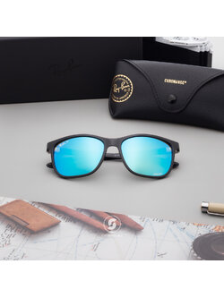 Ray-Ban RB4330CH 601SA1 Chromance Black Mirror Blue Polarized