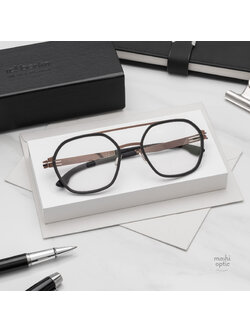 กรอบแว่น IC BERLIN Cerium Black Shiny Copper