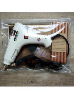 สีทองแดง - Glue gun sealing wax set