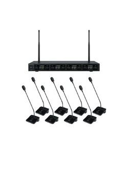 Soundvision DWC-800 ชุดไมค์ประชุมดิจิตอล แบบไร้สาย 8 ชาแนล