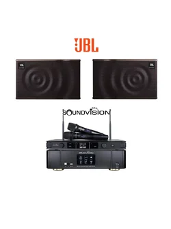 ชุดคาราโอเกะ (ลำโพง JBL MK10-PAK แอมป์ SOUNDVISION DKA-900 ไมค์ลอย SU-850DG)