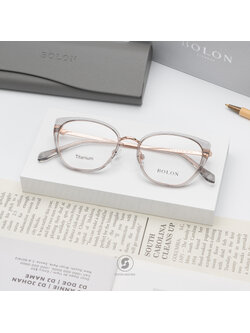 แว่นสายตา BOLON รุ่น Madrid BA6023 B13 Transparent Grey / Rose Gold