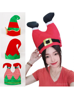 หมวกแฟนซีคริสต์มาส หมวกเอลฟ์ หมวกขาซานต้า หมวกภูติเอลฟ์คริสต์มาส