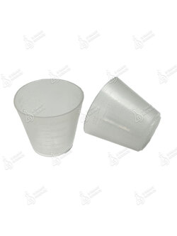 ถ้วยยาน้ำพลาสติก 30ml. 25ใบ ยี่ห้อ Dura