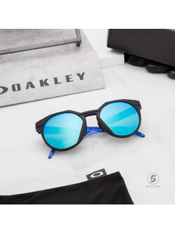 OAKLEY HSTN(A) OO9242A-04 Matte Black Prizm Sapphire Polarized