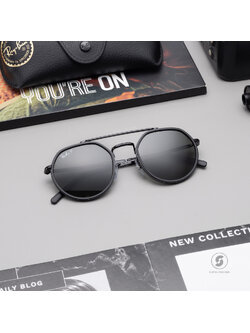 Ray Ban RB3765 002/58 Black Green Polarized