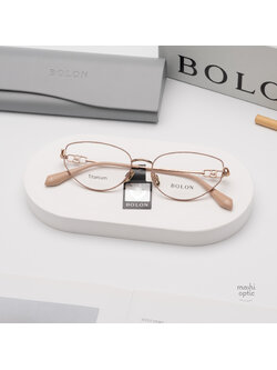 แว่นสายตา BOLON รุ่น STOCKHOLM BA7050 B39 Rose gold/ Rim matte nude