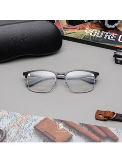 Ray-Ban RX6518 3163 Black on Silver