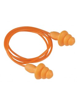 3M 1270 ปลั๊กอุดหูลดเสียง ชนิดมีสาย NRR 24 1 กล่อง ( 100 คู่ )