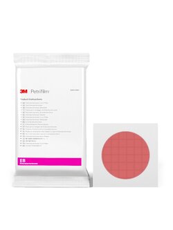 EB แผ่นเพลทอาหารเลี้ยงเชื้อสำเร็จรูป สำหรับทดสอบเชื้อเอนเทอโรแบคทีเรียซีอี 3M™ Petrifilm™
