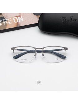 Ray-Ban RX6513 2620 Matte Gunmetal on Silver