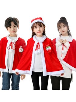 ผ้าคลุมไหล่คริสต์มาส พร้อมเข็มกลัดน่ารัก